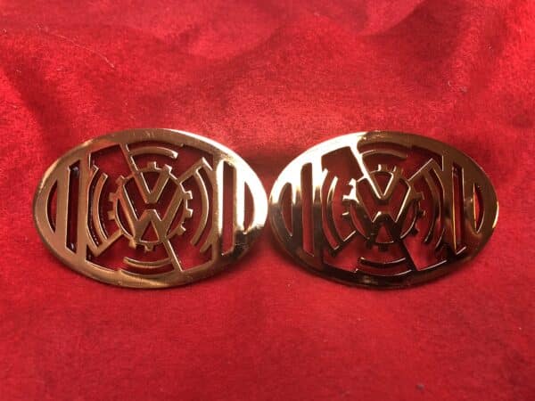 Horn Grill, VW Small Gear Bronze, Pair