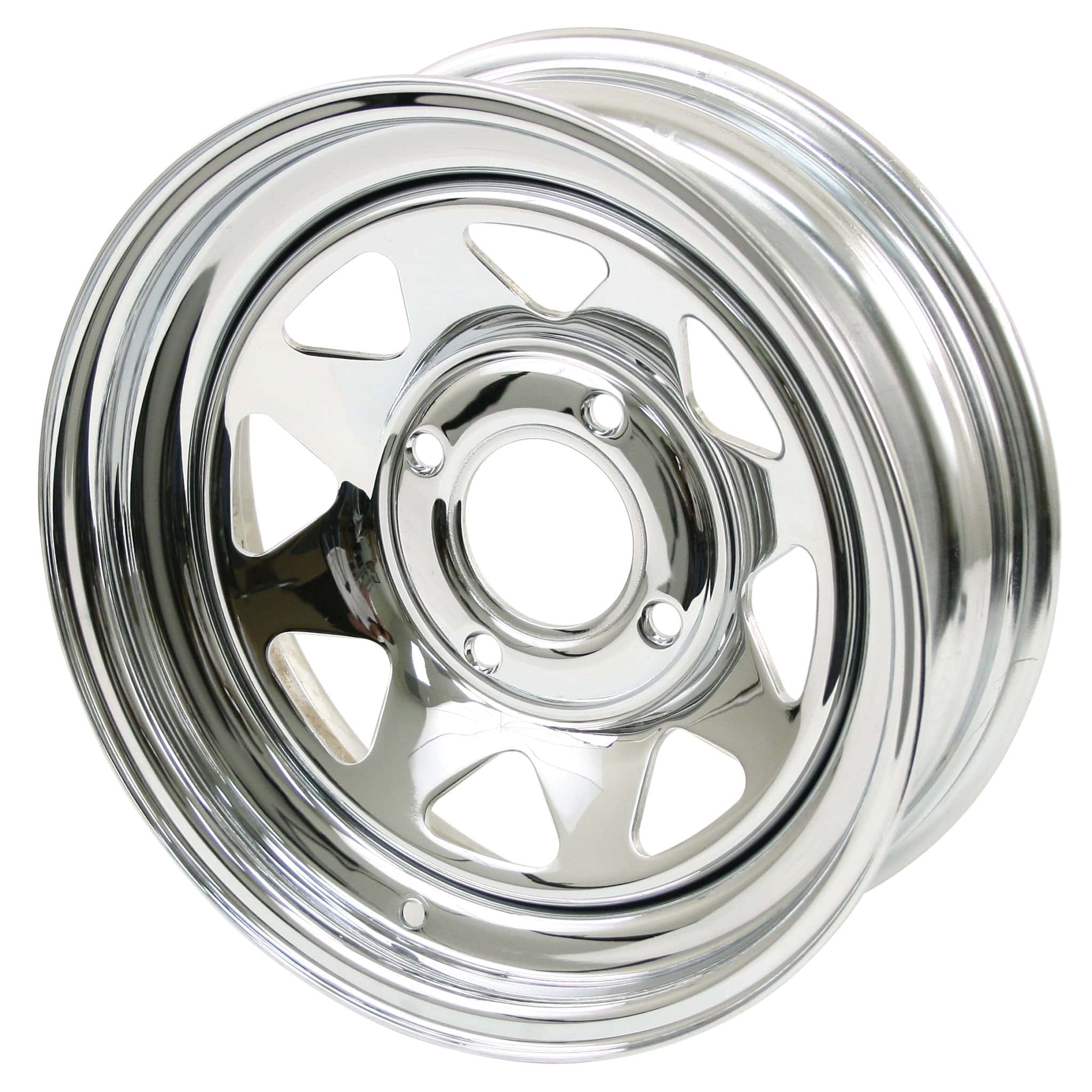 Rim Chrome Spoke 4 Lug, 5" - Bugstuff Online.