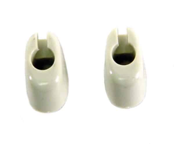 Sun Visor Clips White 65-67 Pr