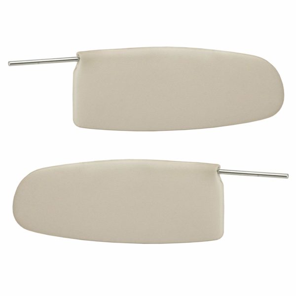 Sun Visors, 58-64, Ivory, Pair