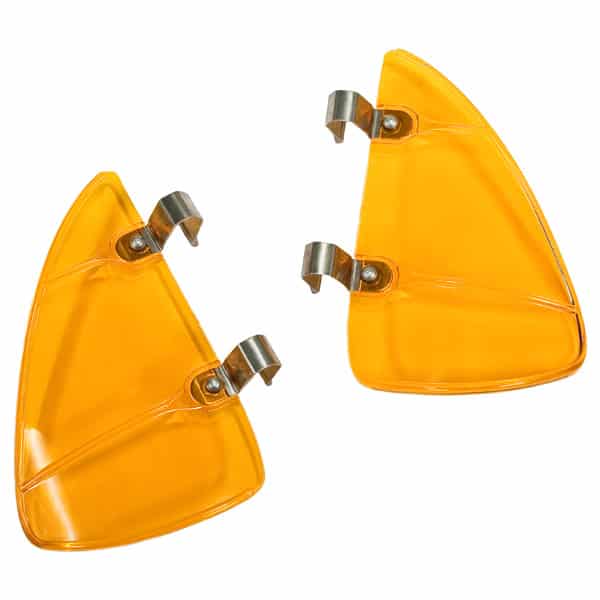 Breezies Wind Deflectors for classic car vw mini jaguar beetle Amber AAC252A