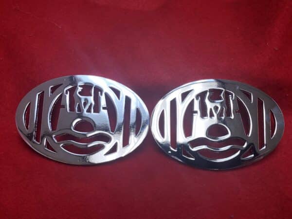 Horn Grill, Wolfsburg Chrome, Pair