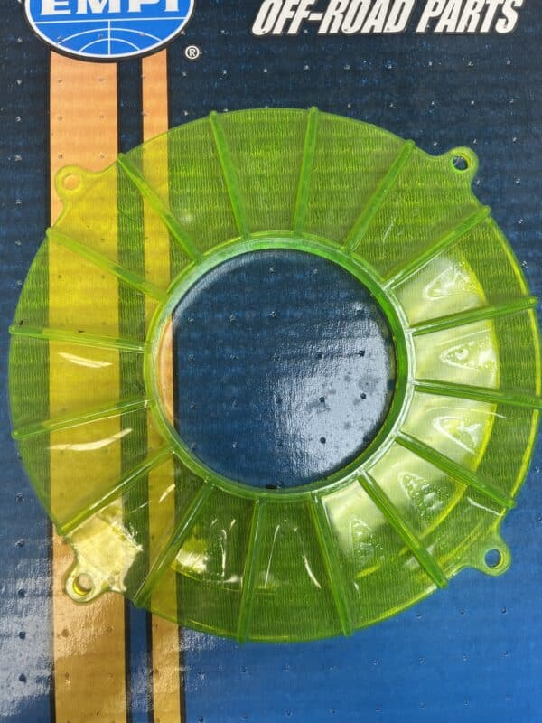 Backing Plate, Finned Neon Yellow