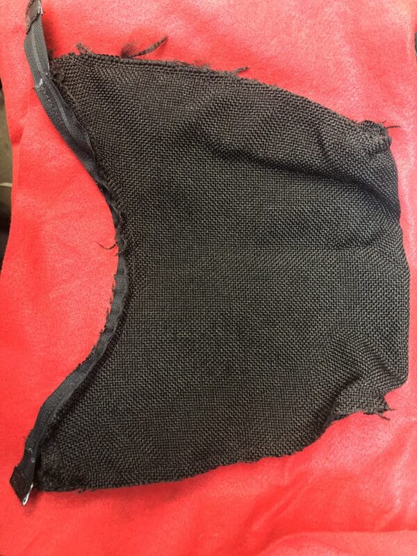 1974-1976 BUS BLACK TWEED HEADREST COVERS