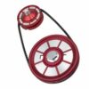 Crankshaft Pulley Kit, Red Anodized W/Timing Marks
