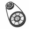 Crankshaft Pulley Kit, Black Anodized W/Timing Marks