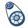Crankshaft Pulley Kit, Blue Anodized W/Timing Marks