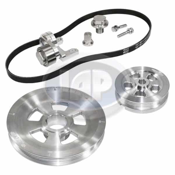 Crankshaft Pulley Serpentine Kit Aluminum