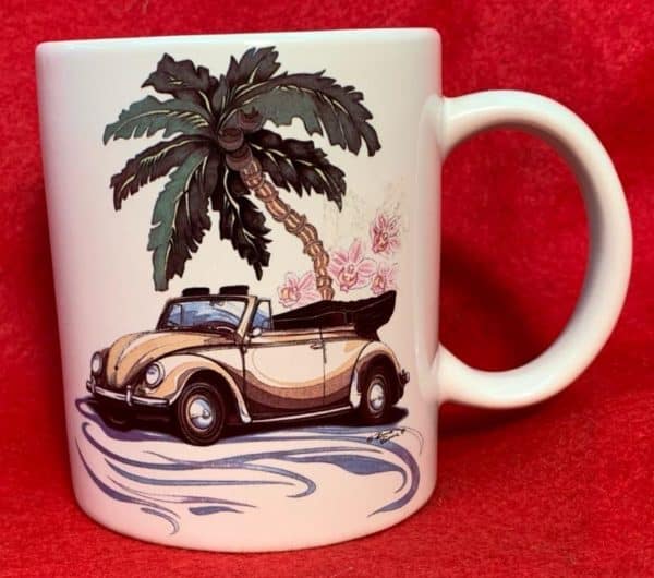 Coffee Mug, VW Bug Convertible