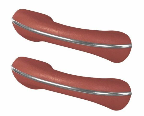 Armrest, Brick Red Beetle/Karmann Ghia 1958-1967, Pair