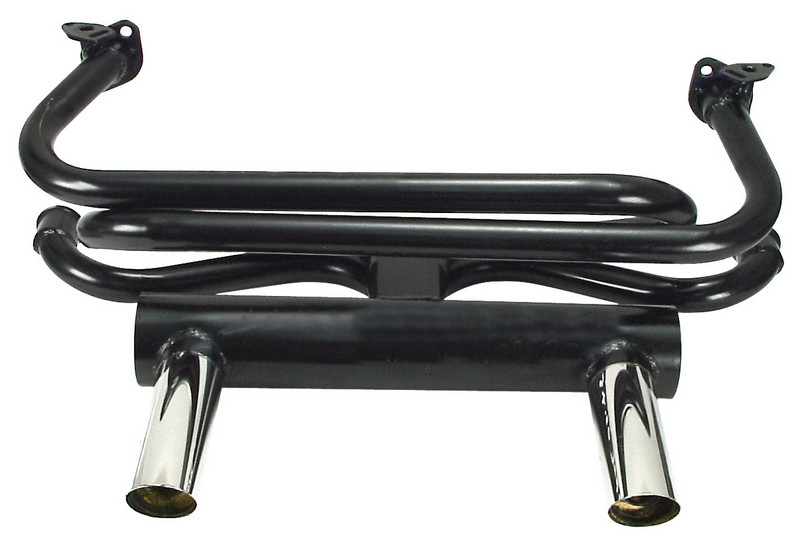 Type 1 & Ghia, 1300-1600Cc, 66-73 Black With Chrome Tips