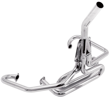 Comp Exhaust, 1 1/2" W/Straight Stinger, Chrome