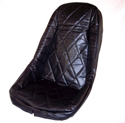 Seat Cover, Black Diamond Pattern, Each