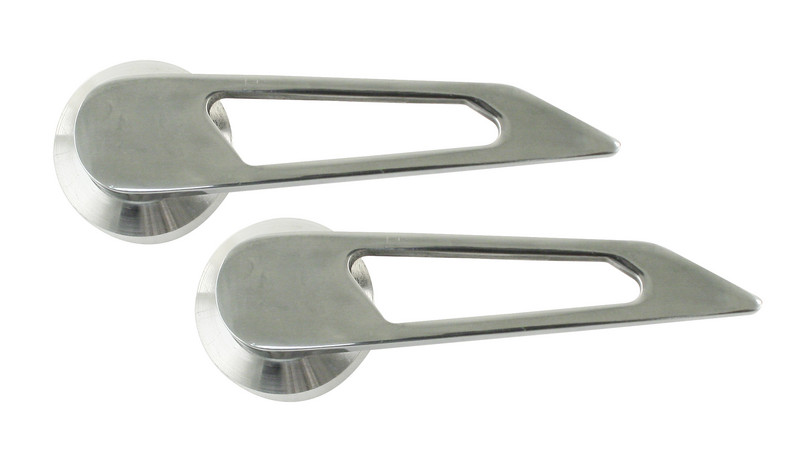 Billet Style Door Handles, Type 1 & 3, Thru 66, Pair