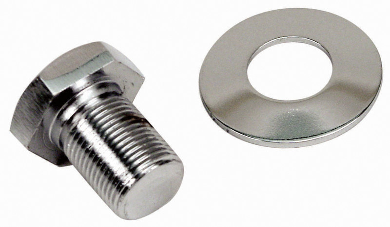 Chrome Bolt & Washer Set, For Bolt-In Sand Seal Pulleys (Extra L