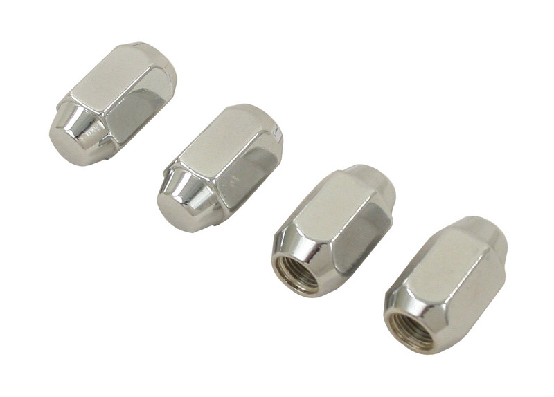 Chrome Lug Nuts, 1/2-20 (For Mag Wheels, Set Of 4)