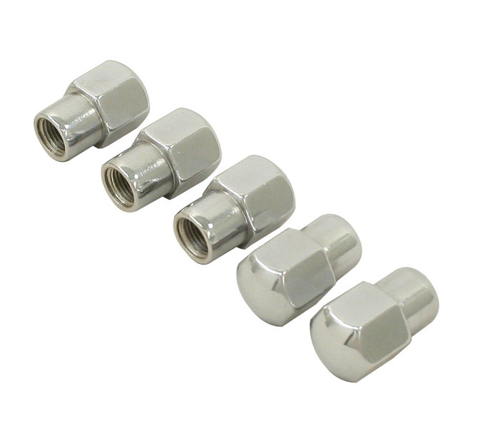 Chrome Lug Nuts, M12-1.5 (For Steel Wheels, Set Of 5)