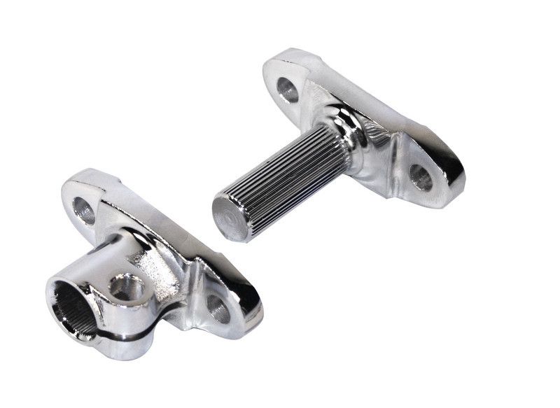 Stock Steering Coupler, Chrome, 2 Pc. Set