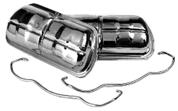 Chrome Valve Covers, Type 1, Pr