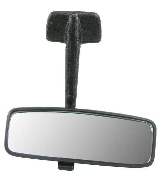 Inside Rear View Mirror, Black Plastic, Sedan, Type 1 68-77, Eac